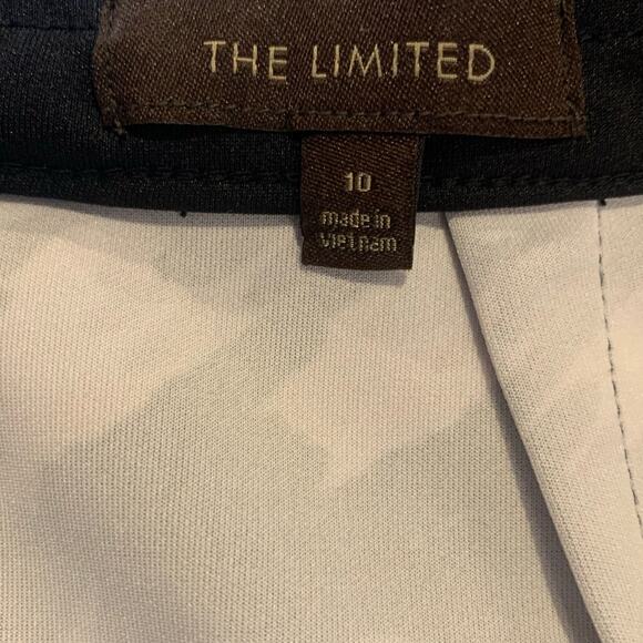 The Limited Skirt Womens Size 10 Artsy Neutral Career Wear Exposed Zipper Sheath - Picture 3 of 7